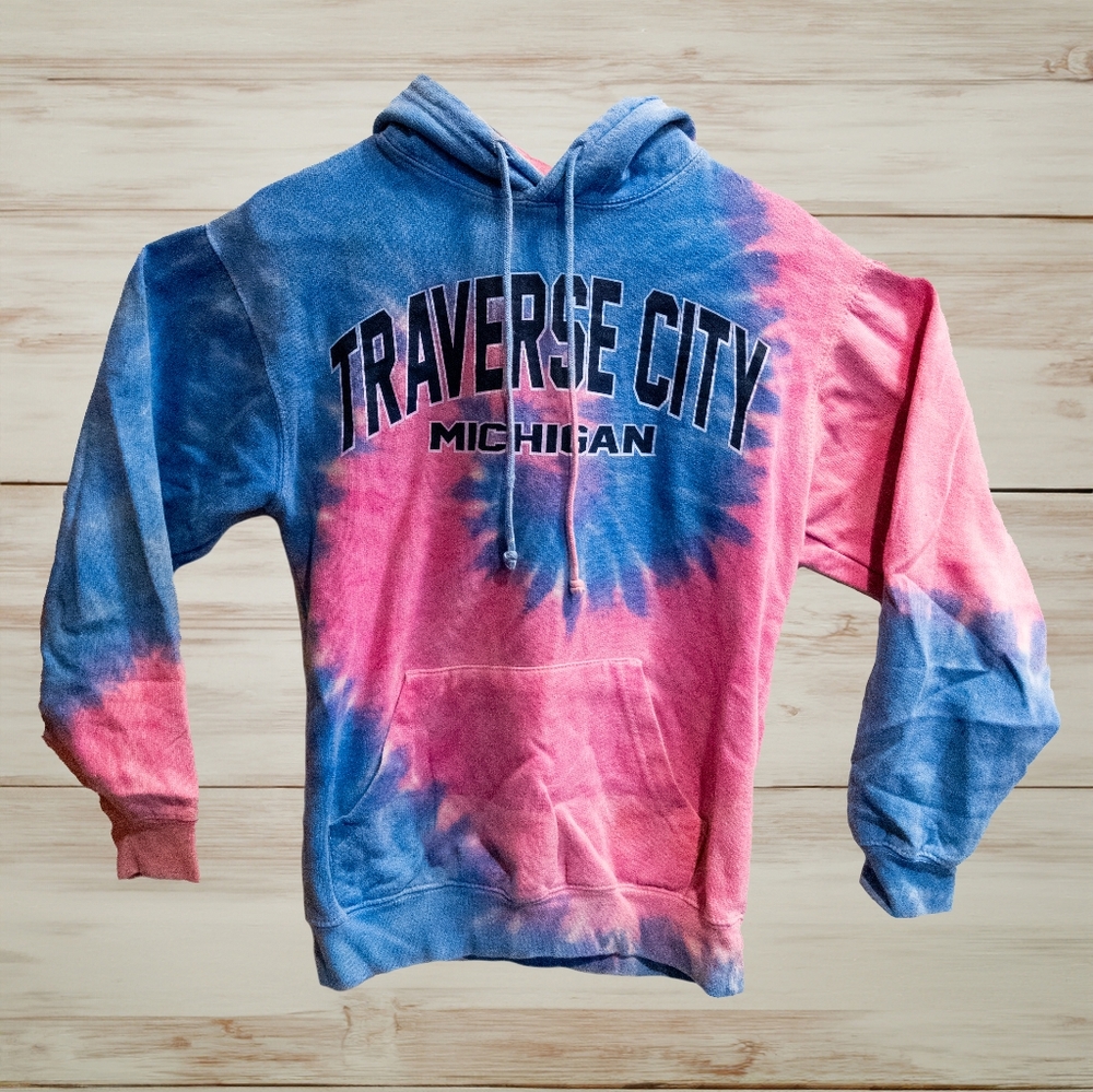 Tie Dye Traverse City Hoodie